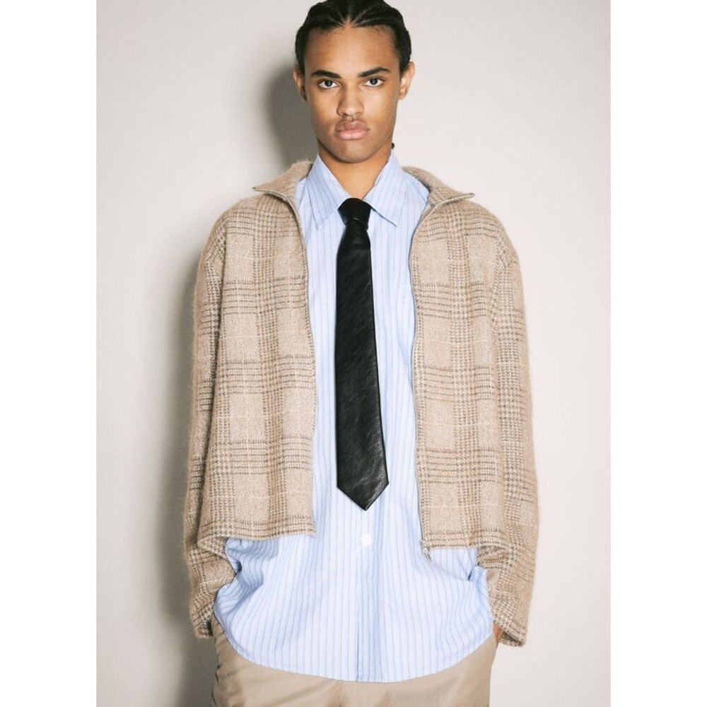 Our Legacy Men Faux Leather Tie